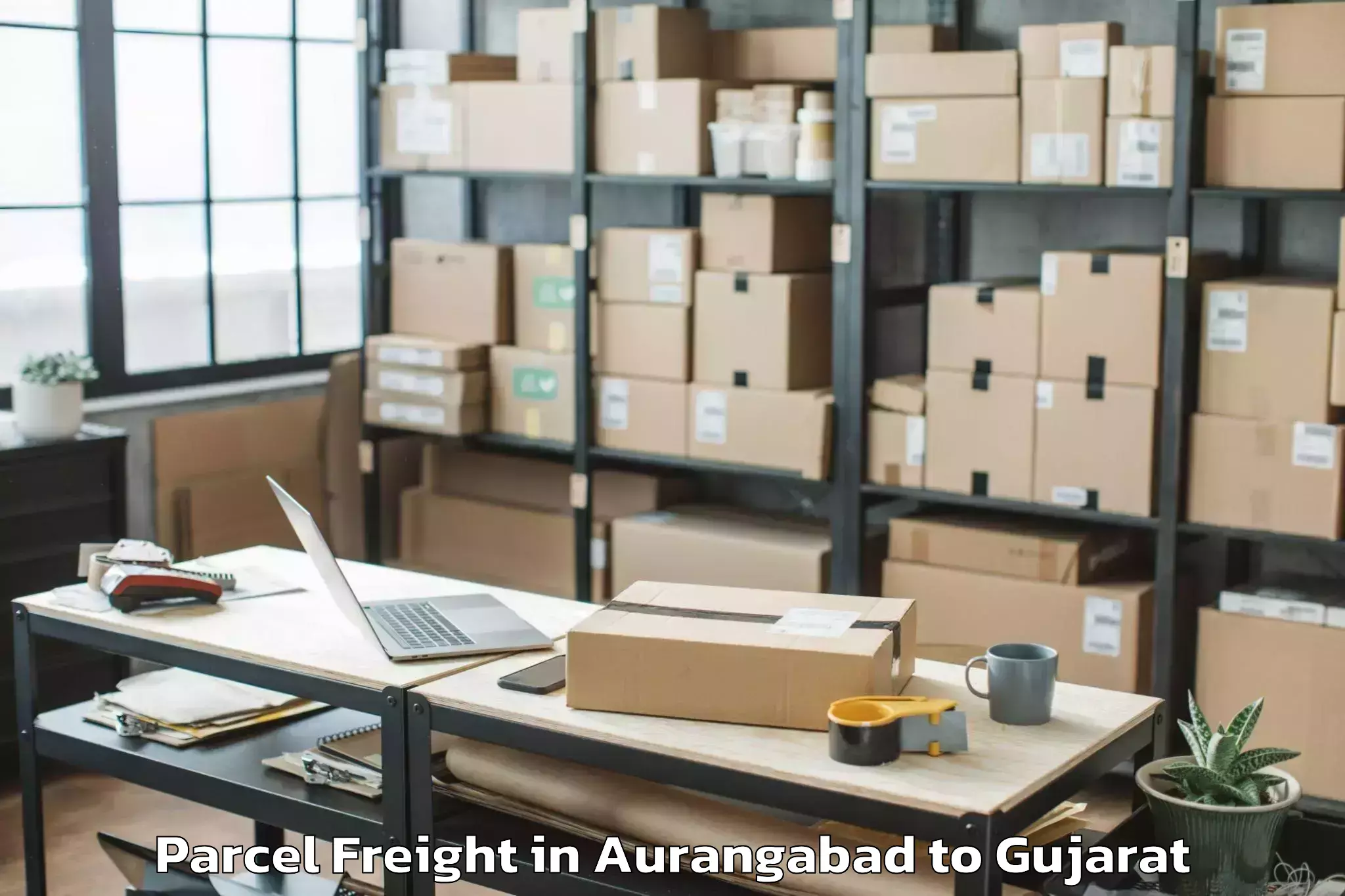 Affordable Aurangabad to Delvada Parcel Freight